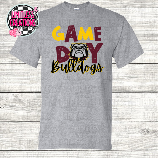 Bulldogs Game Day  Graphic Shirt