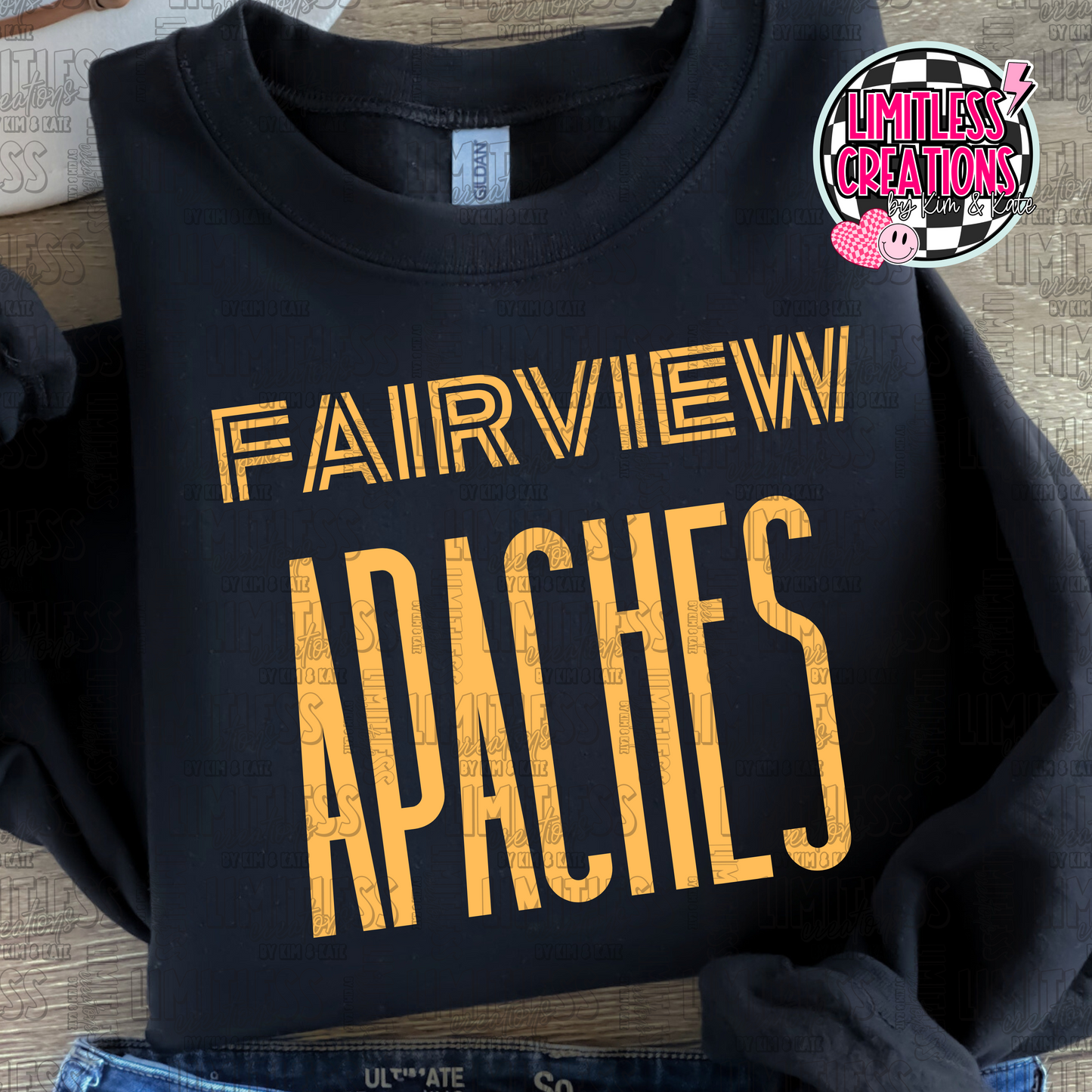 Fairview Apache Tall Words graphic Shirt