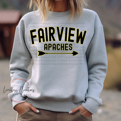 Fairview Apaches with Arrow graphic Shirt