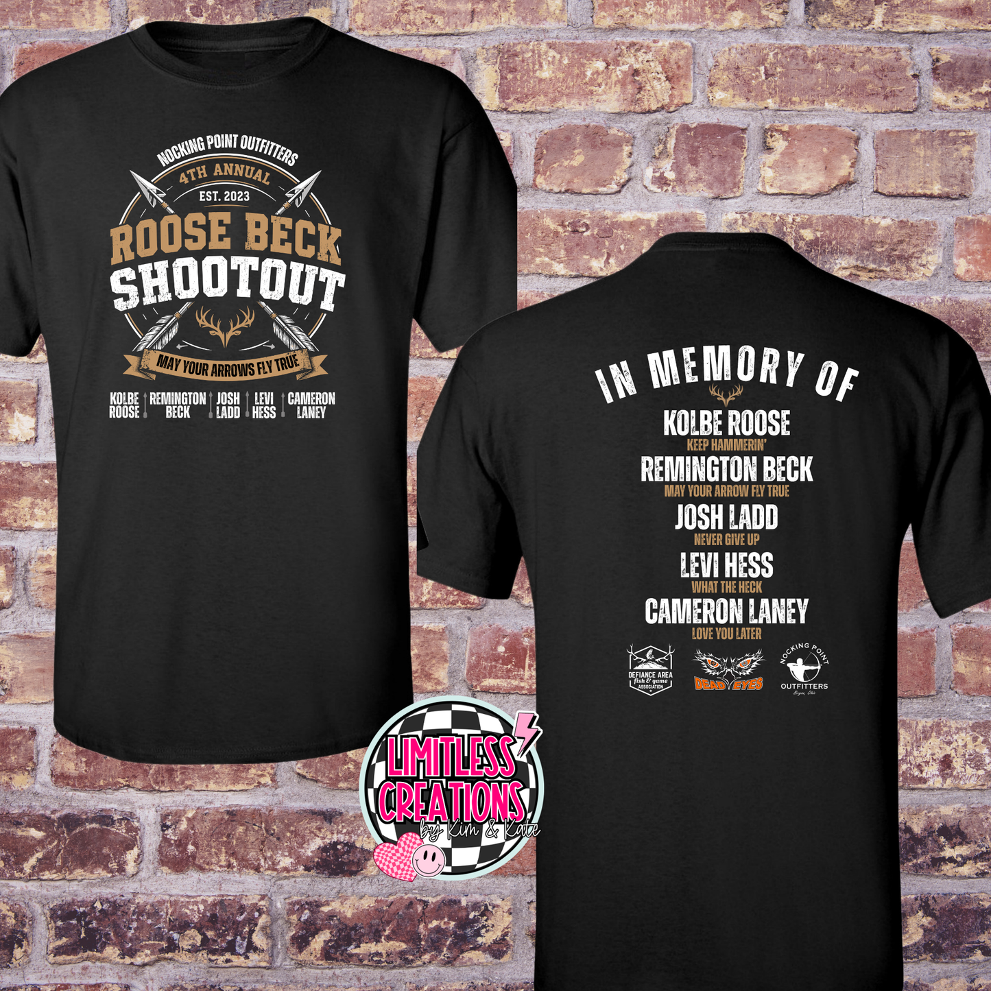 Roose Beck Shootout Memorial Fundraiser 2026 | Support the Kids Archery Fund Design 1