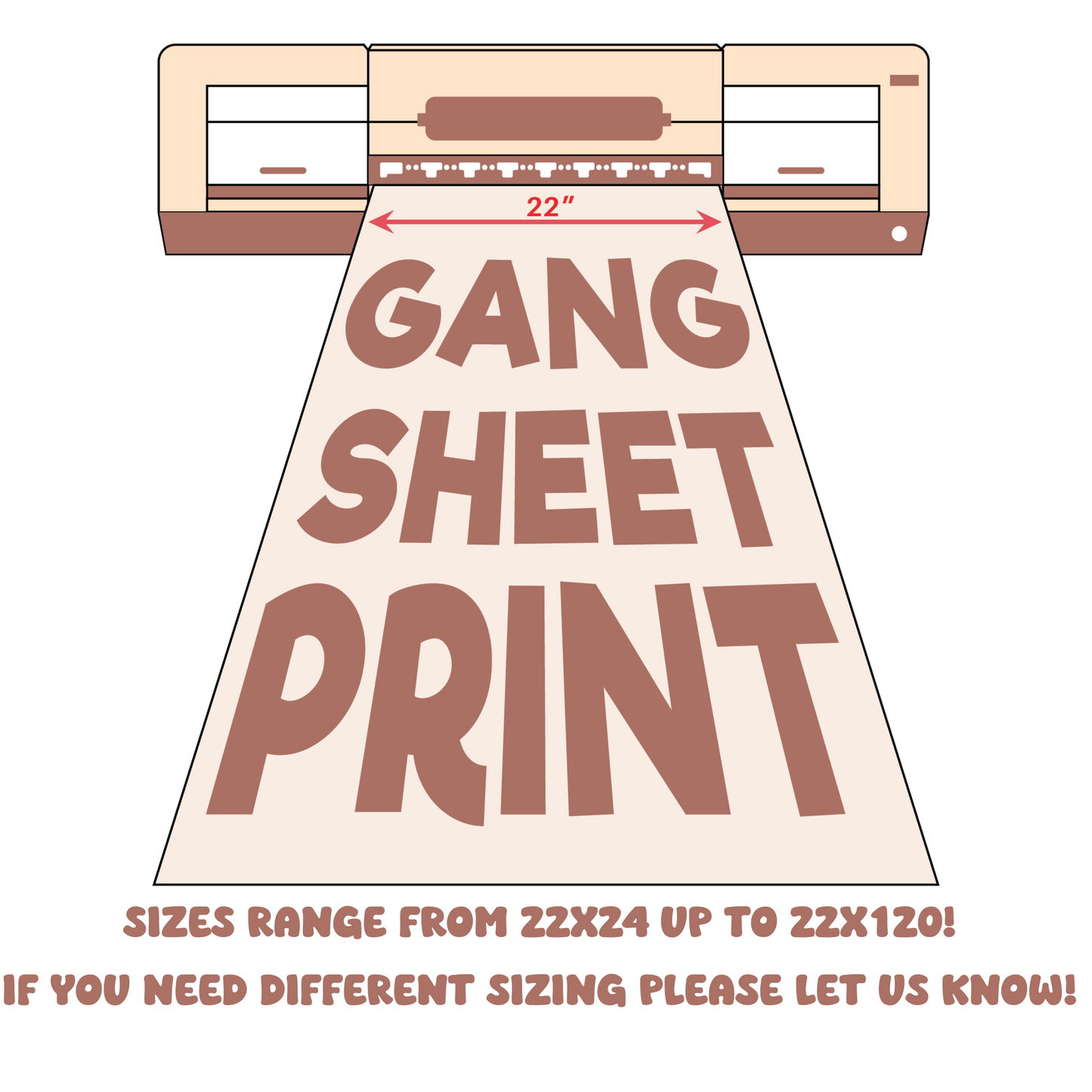 DTF Gang Sheets and gang sheet builder