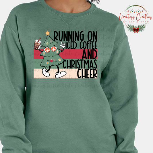 Running on Ice Coffee & Christmas Cheer Shirt