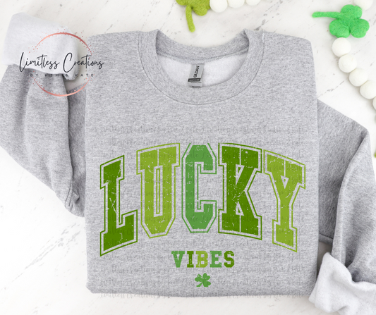 Lucky Vibes St Patrick's Day Shirt