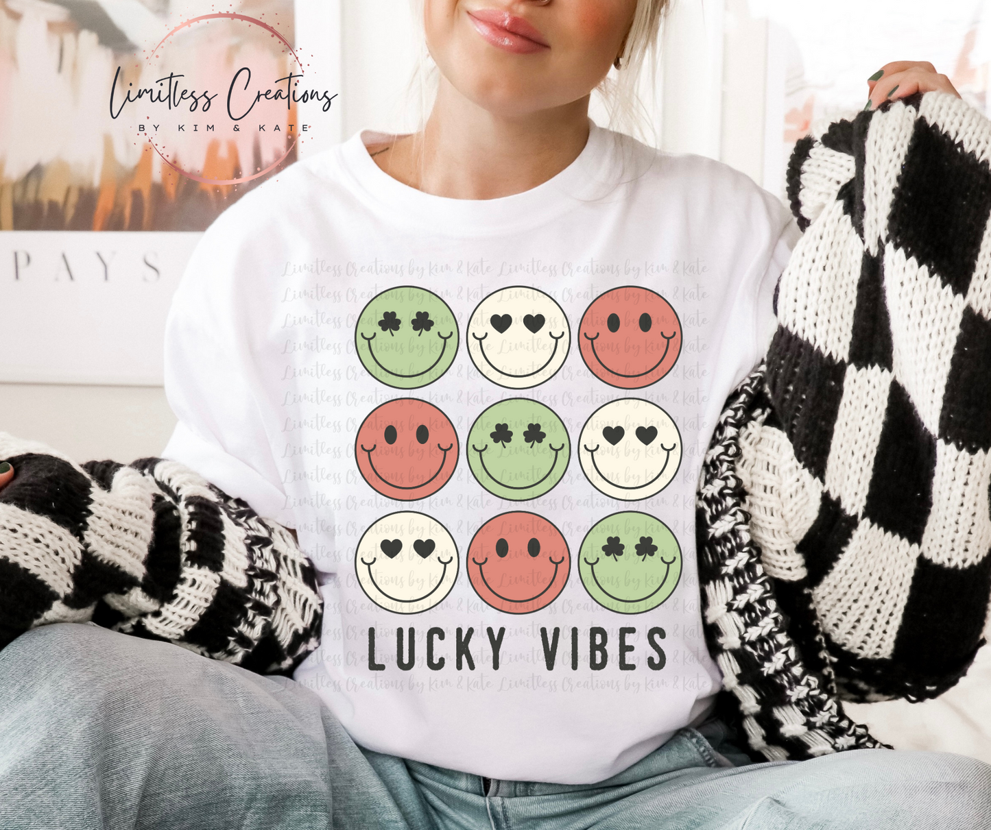 Lucky Vibes Smiley Shirt