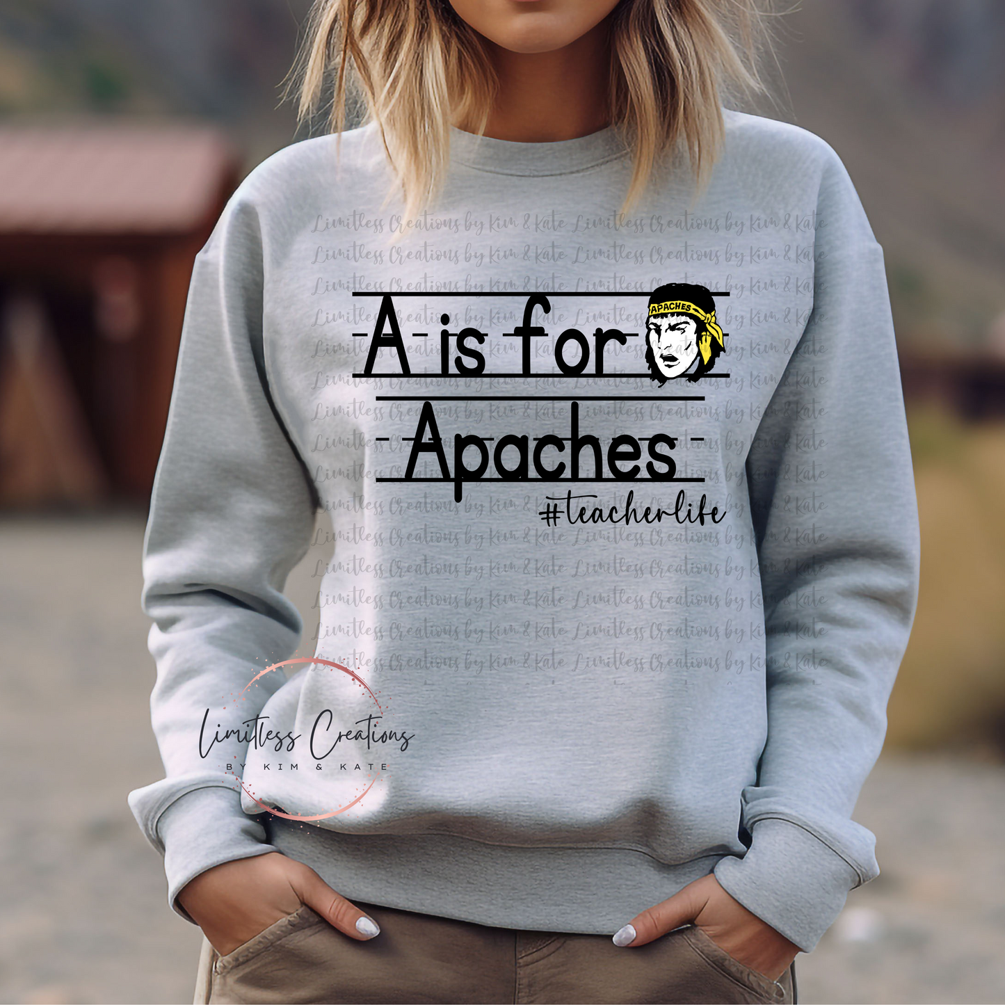 A is for Apache graphic Shirt