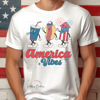 AMERICA VIBES SHIRT