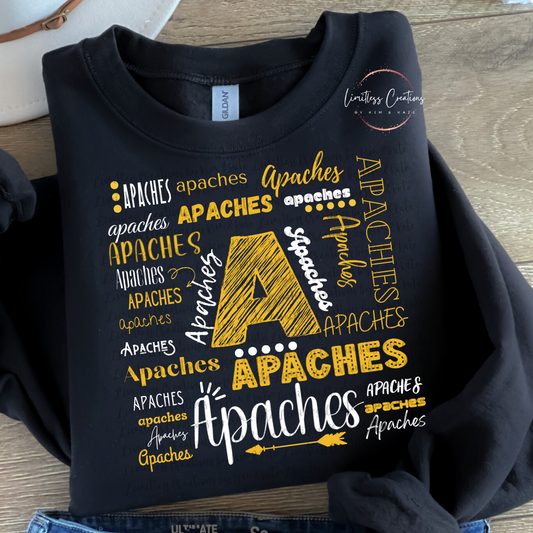 Apache typography  Shirt