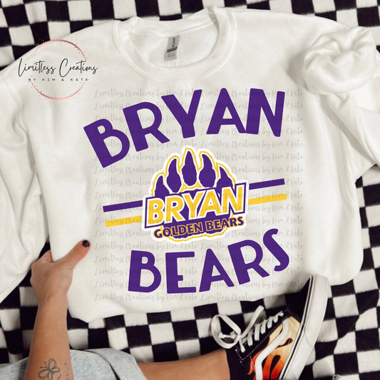 Bryan Bears School Spirit Shirt