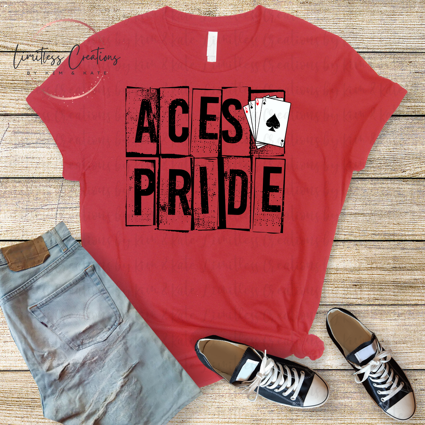 Aces Pride with Cards Shirt