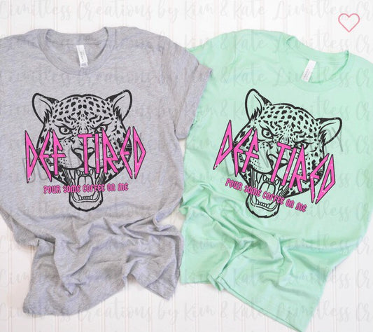 DEF TIRED LEOPARD SHIRT