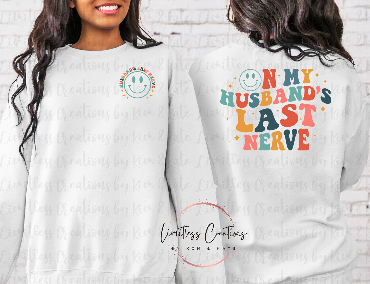 On My Huband's Last Nerve Boho Color Shirt