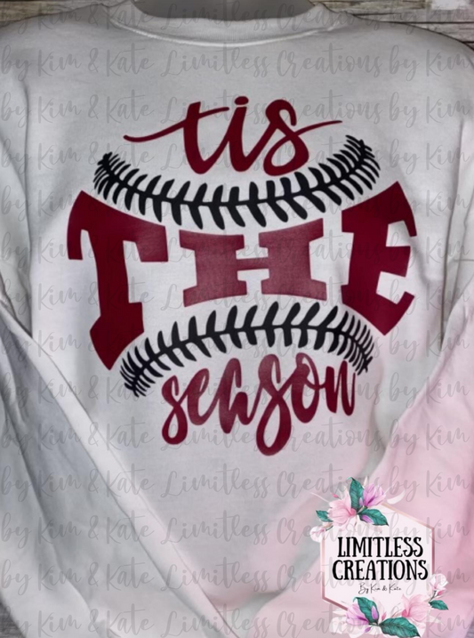 Tis the Season baseball shirt