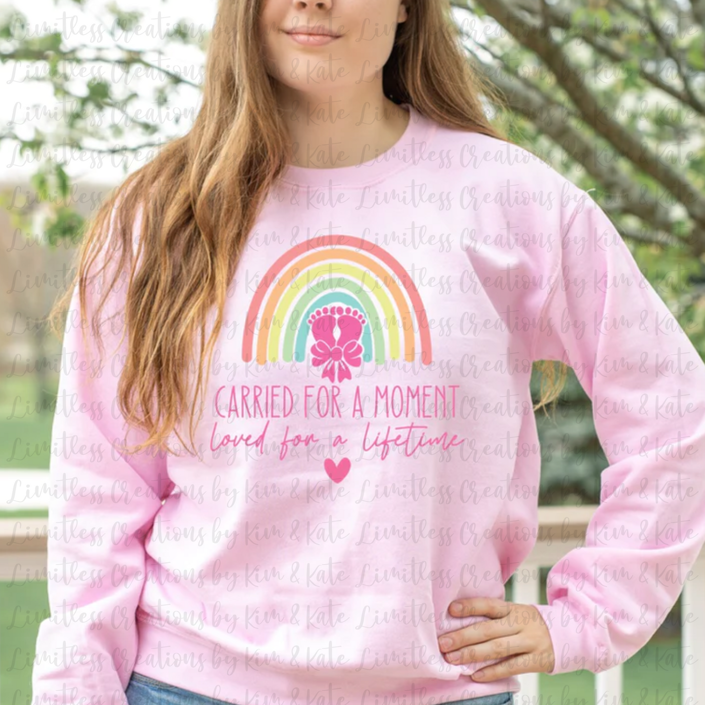 Carried for a moment, loved for a lifetime rainbow Shirt